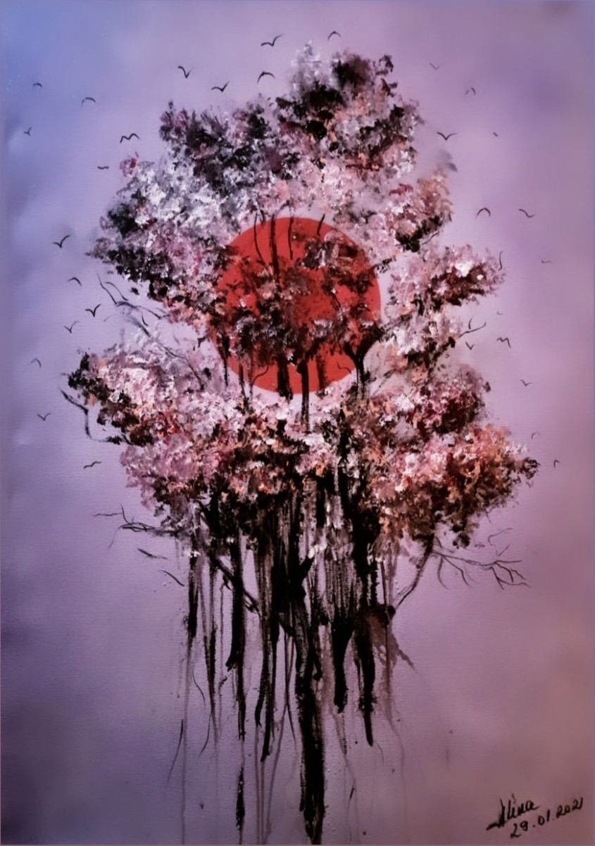 ArteDiAlina.com painting: Big in Japan 2